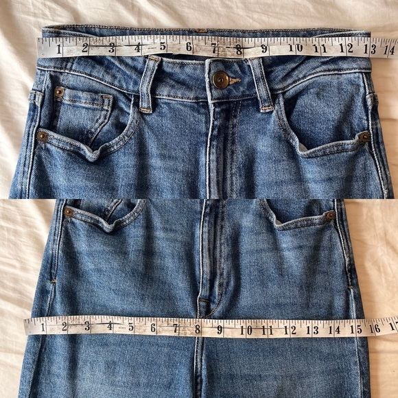 ZARA Basic High Waist Skinny Fit Jeans 4 - Picture 8 of 11